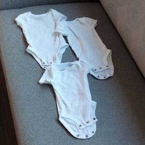 Carter's Classic White Bodysuits